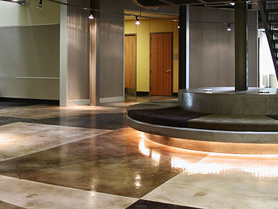 Allenspark Stained Concrete