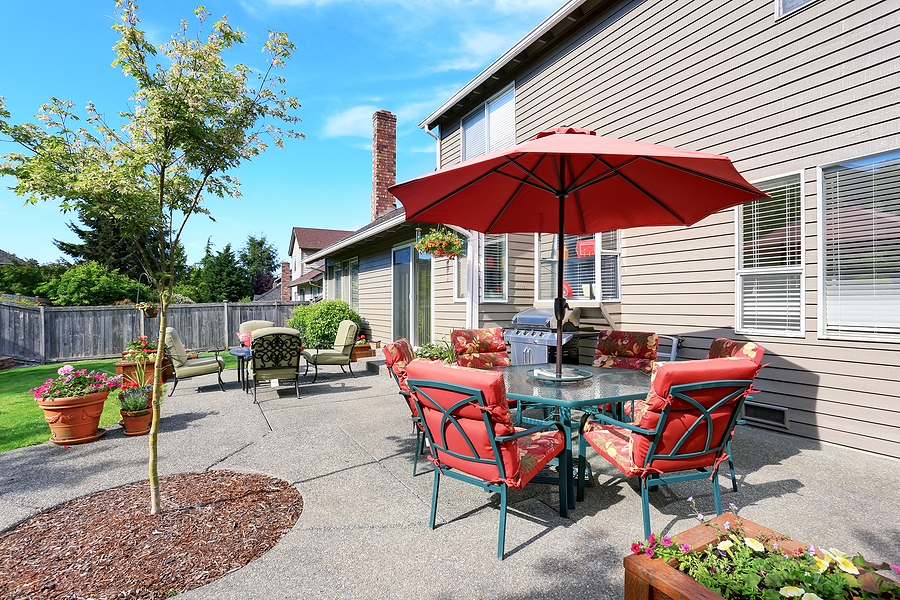 How Colored Concrete and Custom Concrete Staining Add Modern Flair to Patios