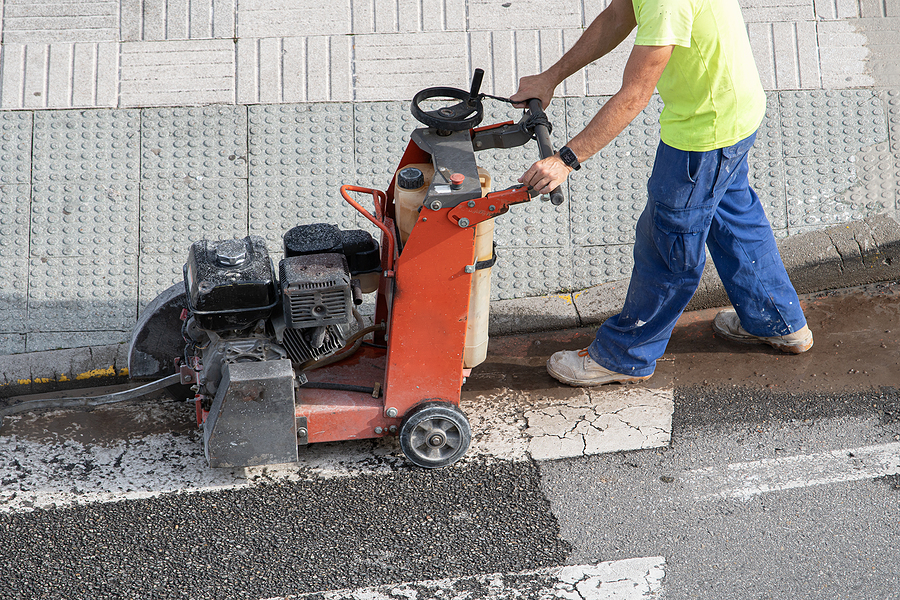 What do you put between old concrete and new concrete