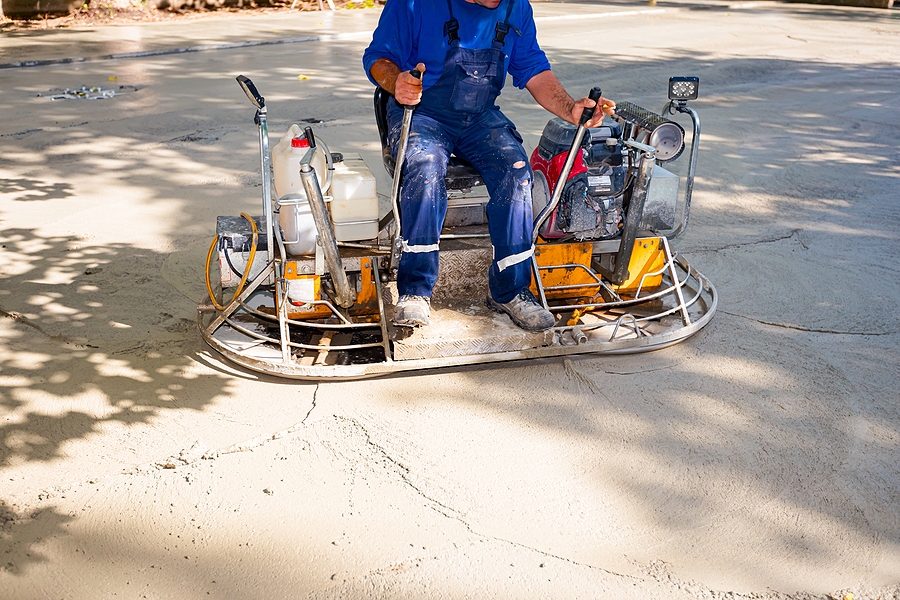 re-grind a thick self-leveling pour without damaging radiant heat tubing